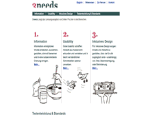 Tablet Screenshot of 3needs.org